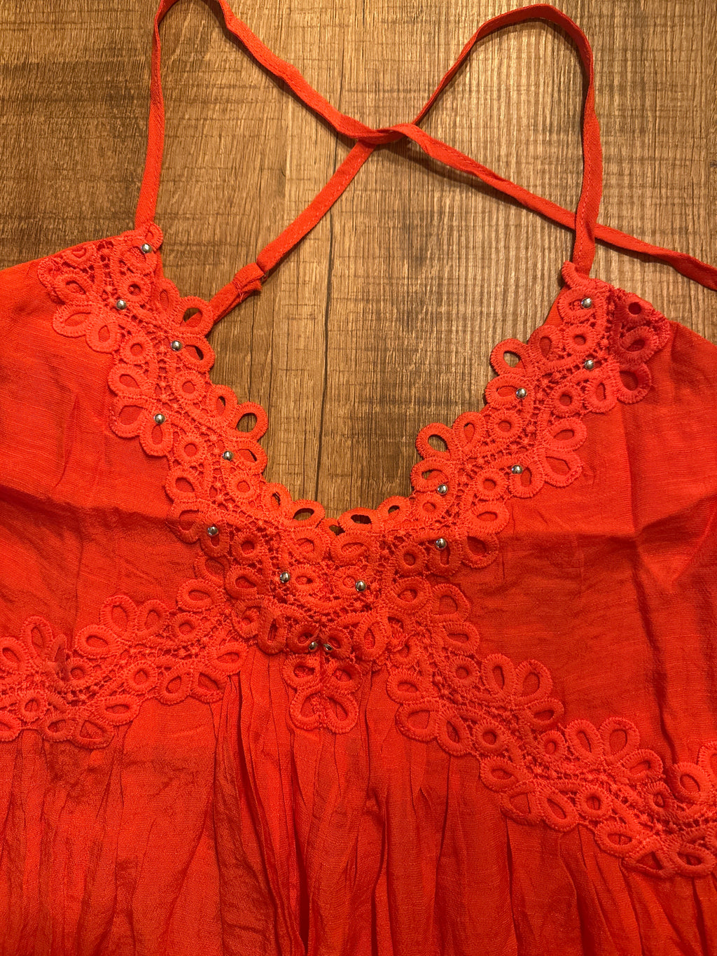Coral Sunset Maxi Dress
